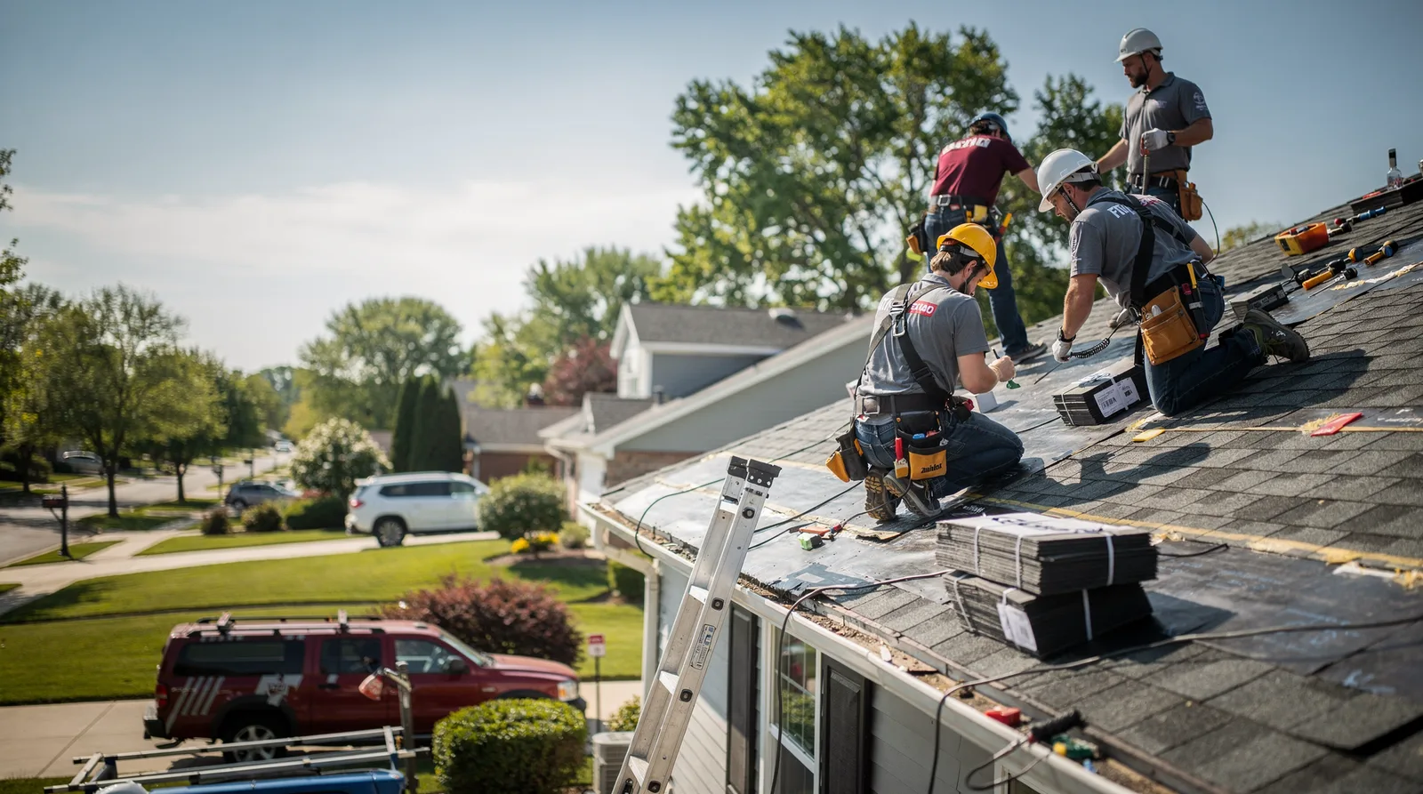 Roof Repair in Millstadt, IL around you